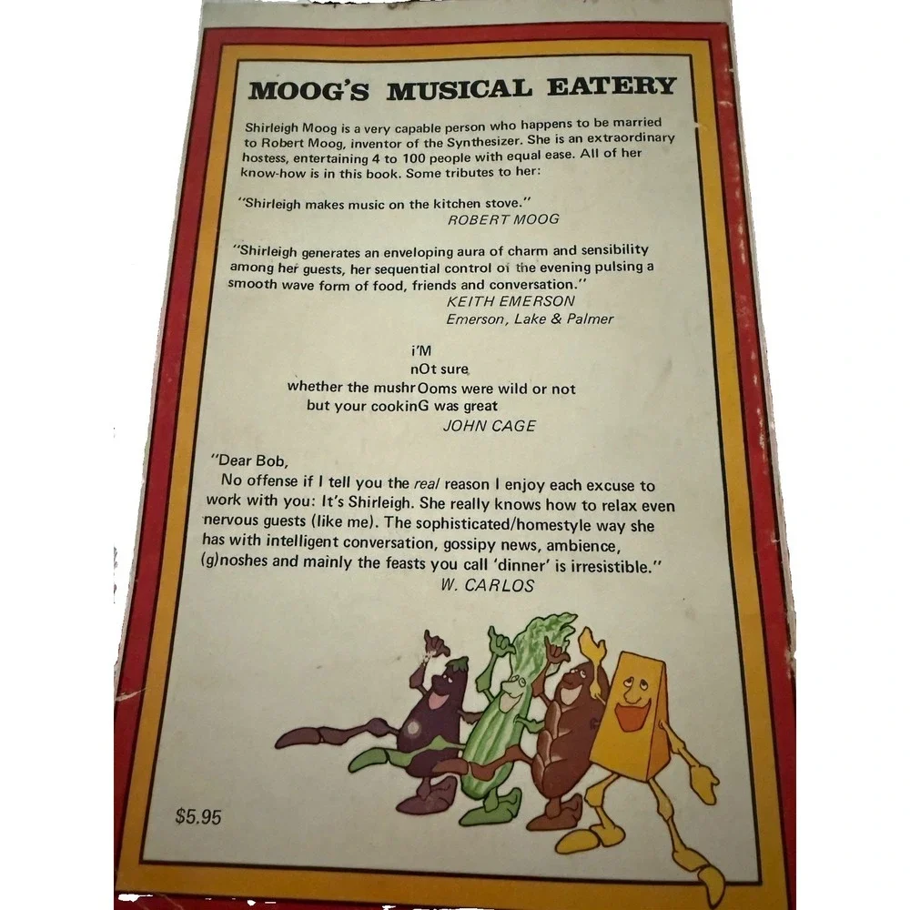 Moog's musical eatery: A cookbook for carefree entertaining by Shirleigh Moog